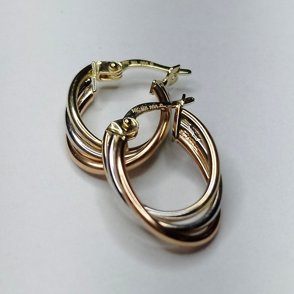 ARRACADAS ORO 14K 1.5 (NUEVO)