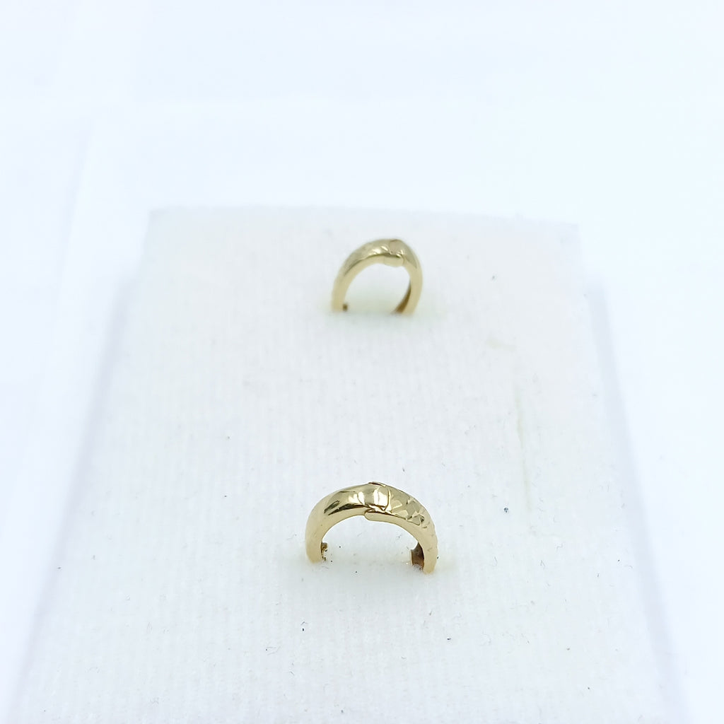 ARETES PAR ORO 14 K 1.1 GRMS (SEMINUEVO)