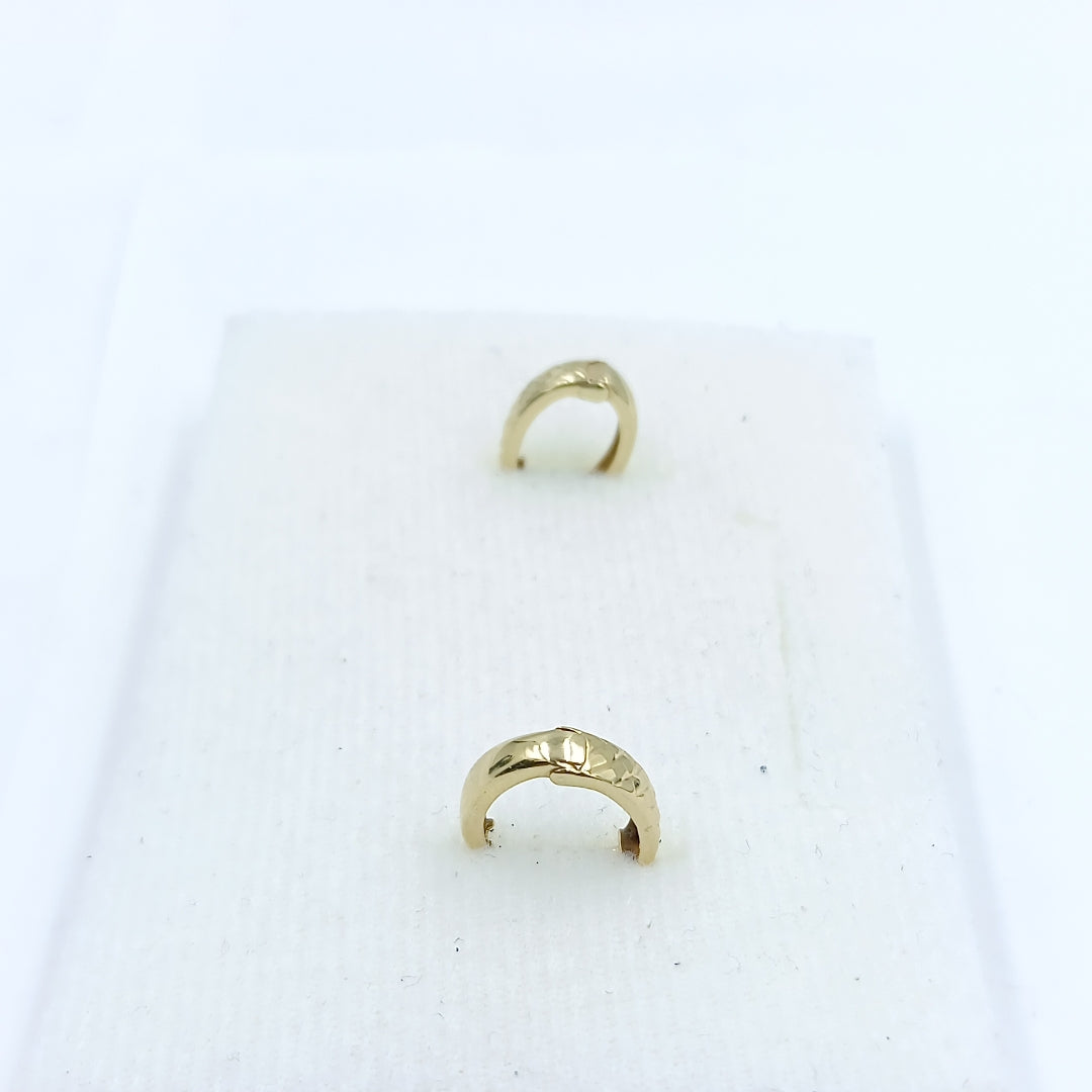 ARETES PAR ORO 14 K 1.1 GRMS (SEMINUEVO)