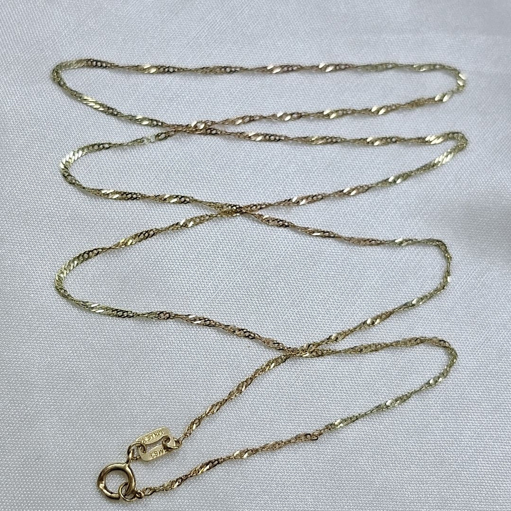 CADENA ORO 14 K 1,80 GRMS (SEMINUEVO)