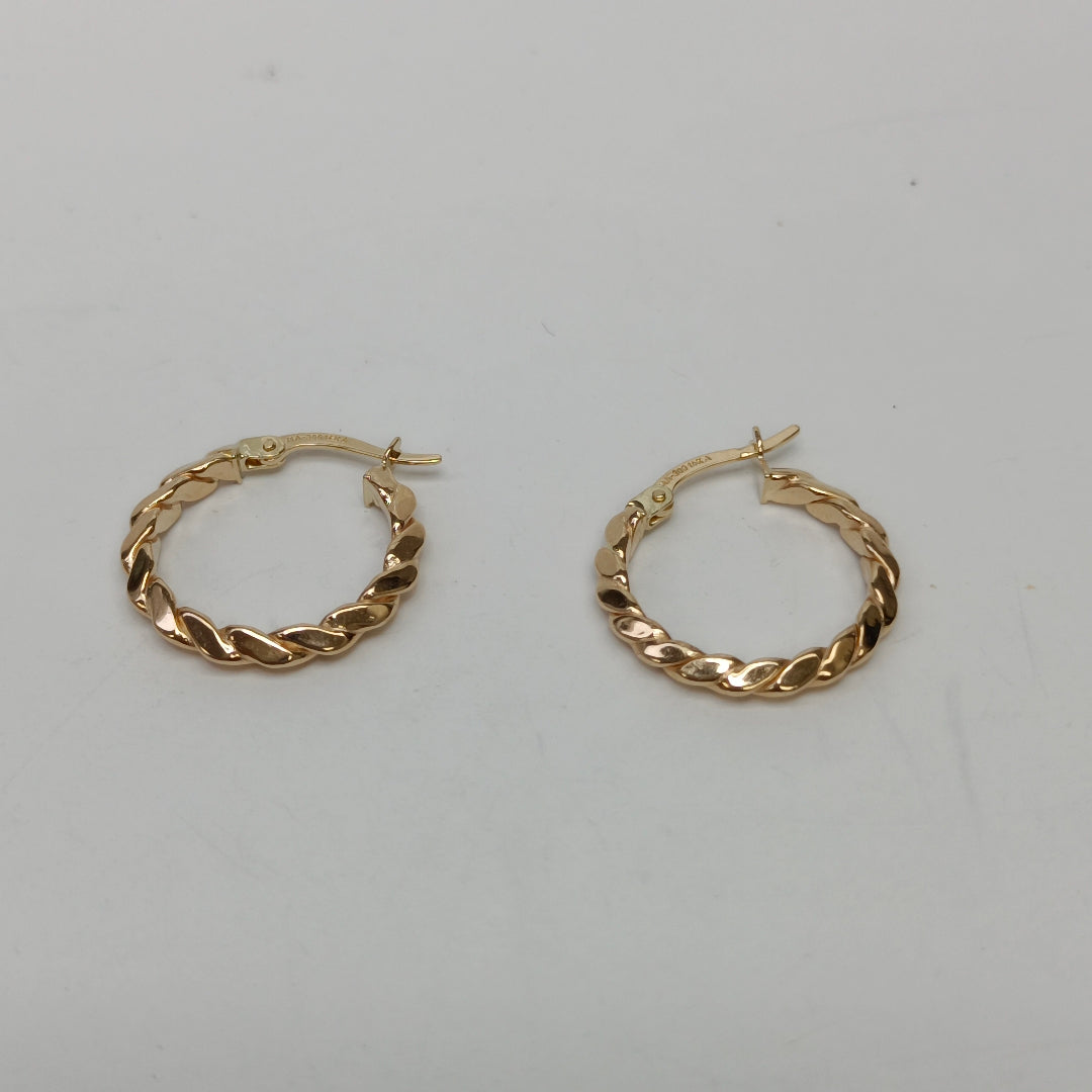 ARRACADAS ORO 14K 1.5 (NUEVO)