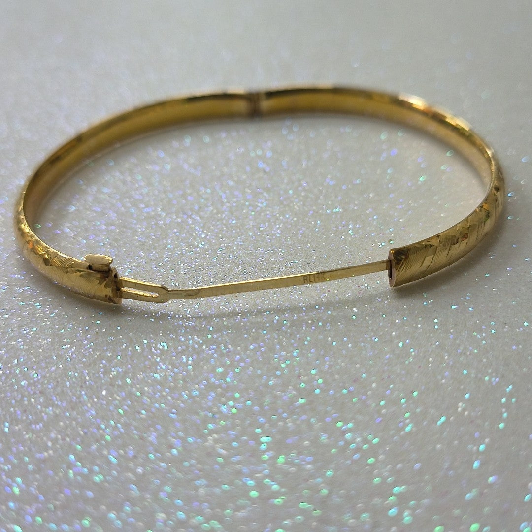 PULSERA RIGIDA ORO 14 K 5.8 GRMS (SEMINUEVO)