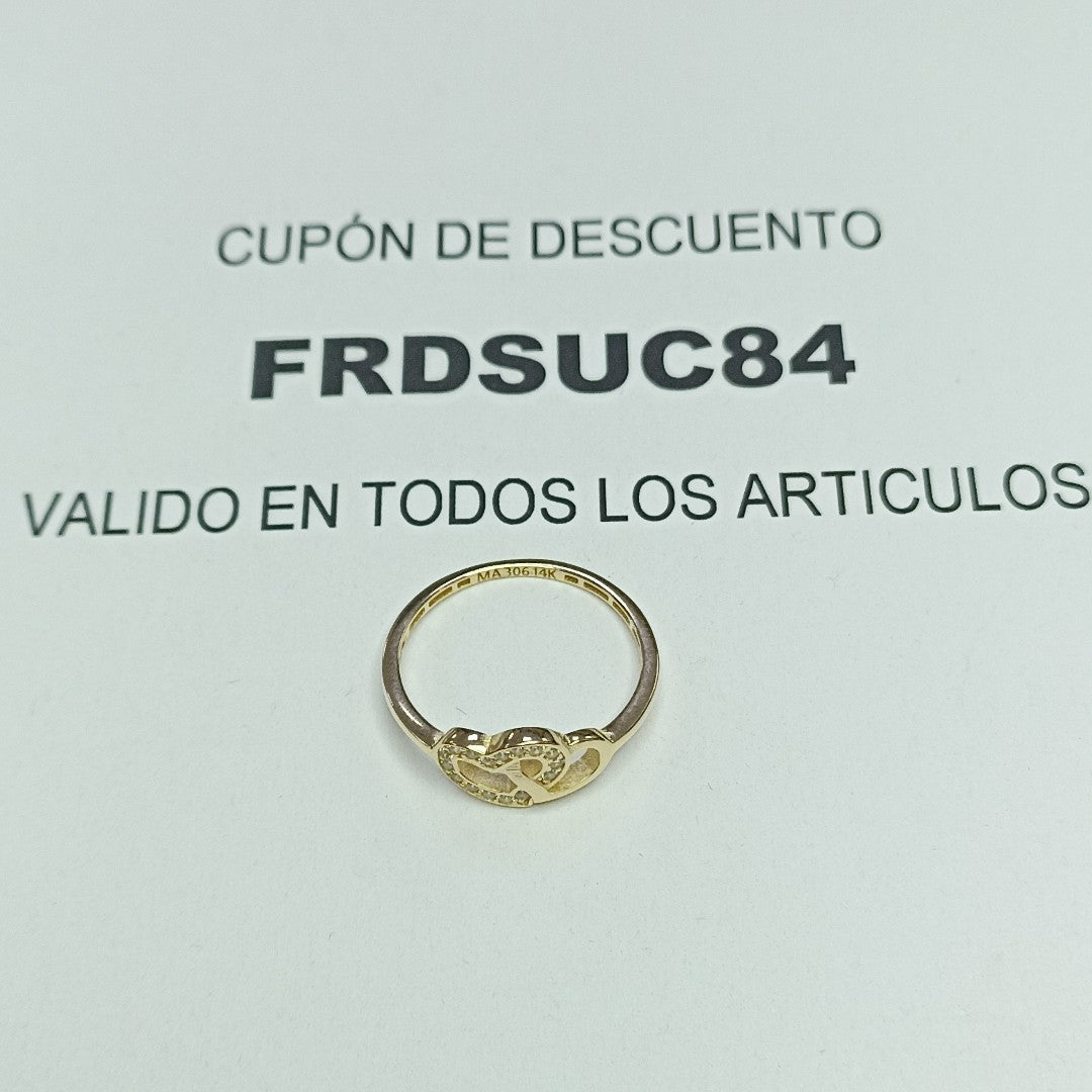 ANILLOS DAMA ORO 14K 1.5 (NUEVO)