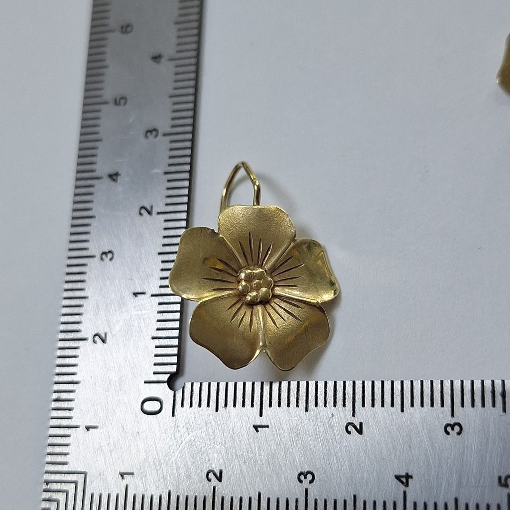 ARETES PAR ORO 10 K 2,50 GRMS (SEMINUEVO)