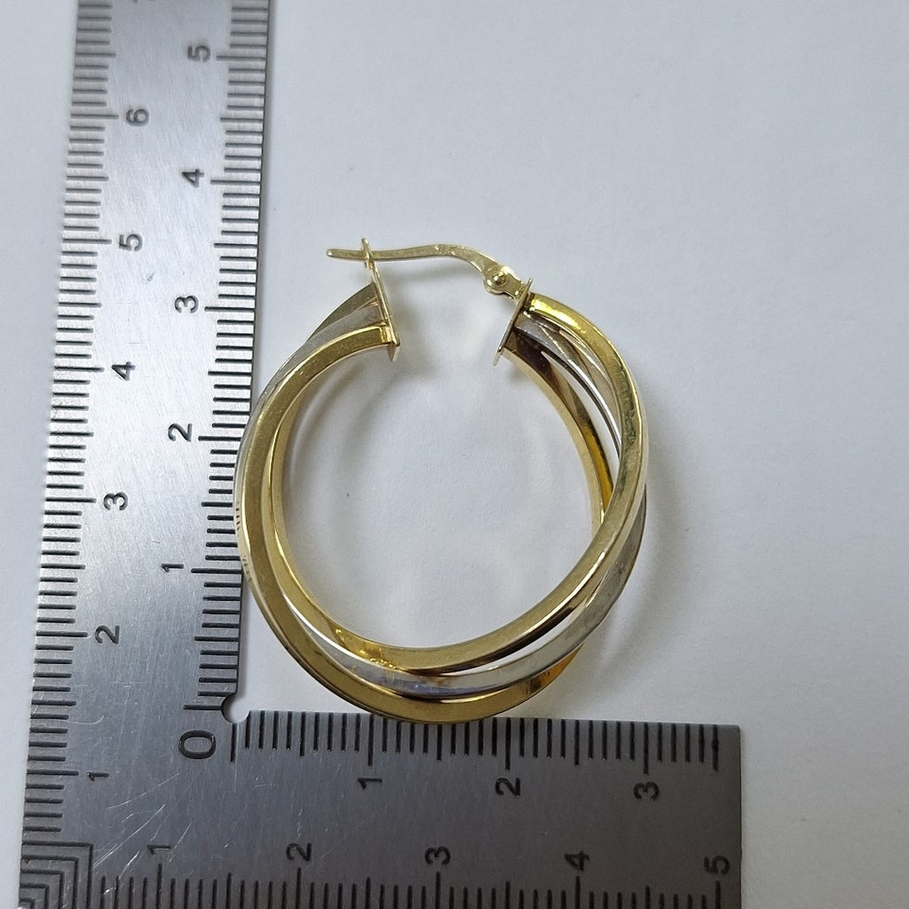 ARRACADAS PAR ORO 14 K 3,80 GRMS (SEMINUEVO)