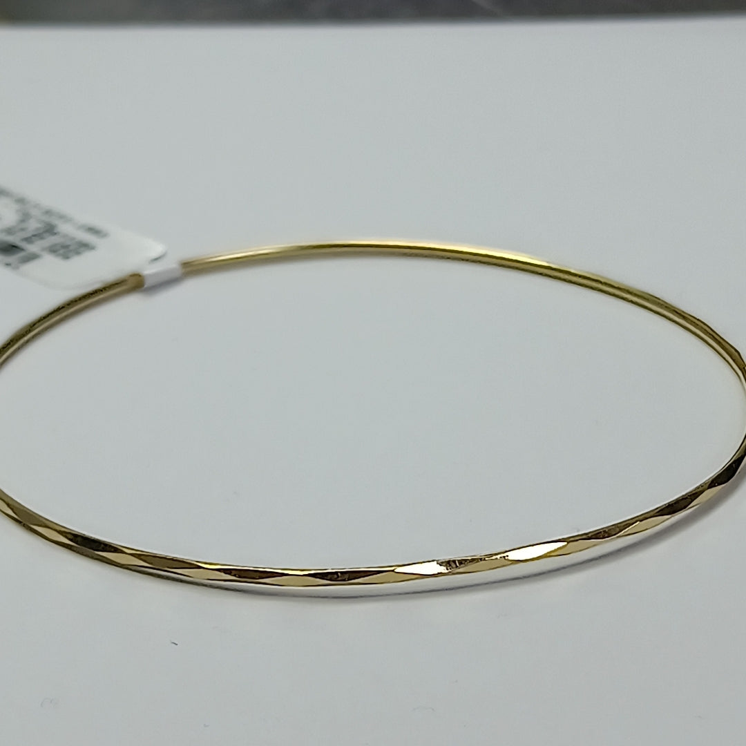 PULSERA RIGIDA ORO 14 K 2.6 GRMS (SEMINUEVO)