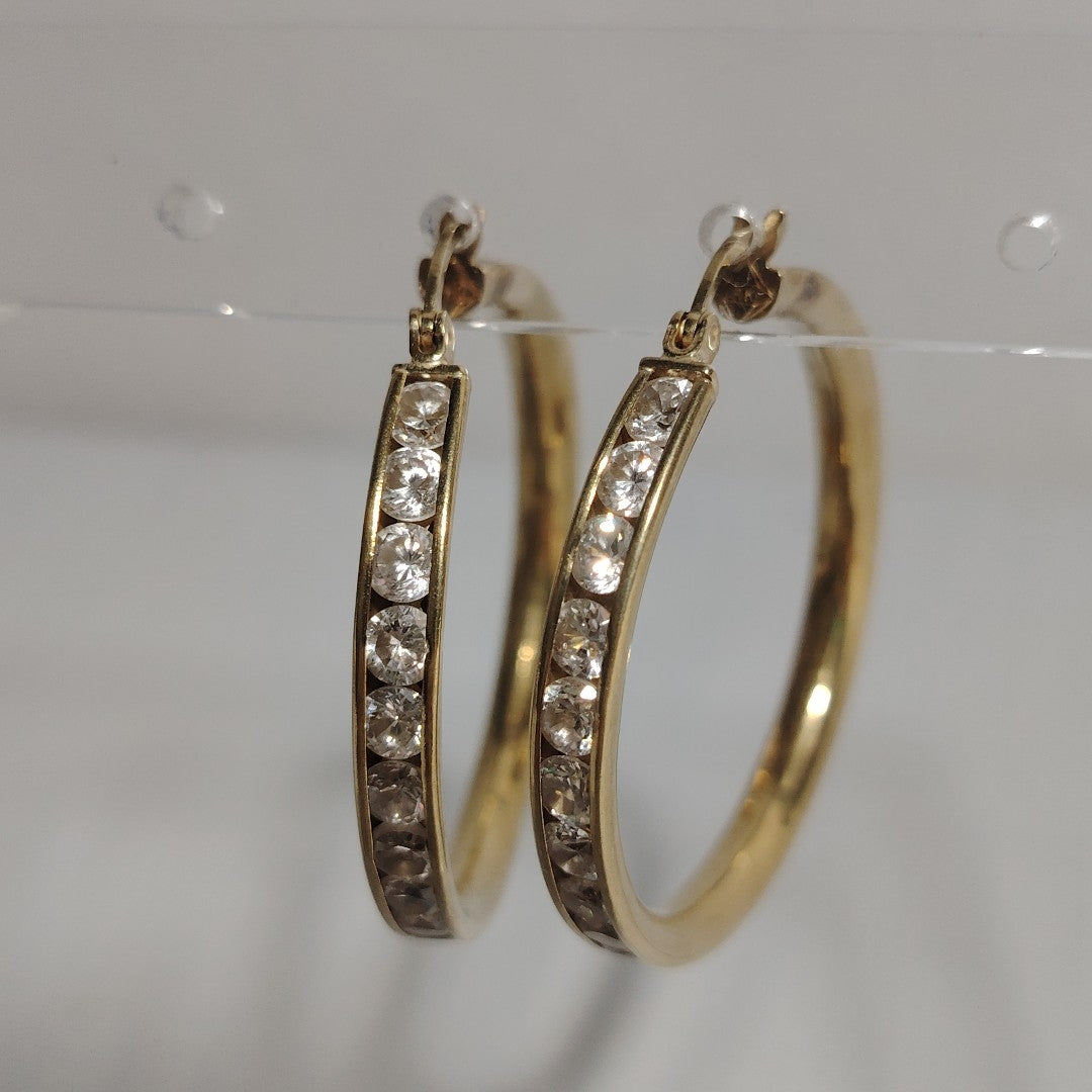 ARRACADAS PAR ORO 14 K 8,00 GRMS (SEMINUEVO)