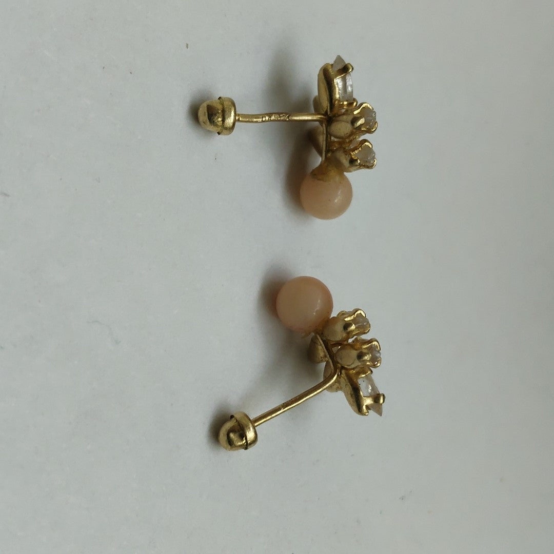 ARETES PAR ORO 10 K 1 GRMS (SEMINUEVO)