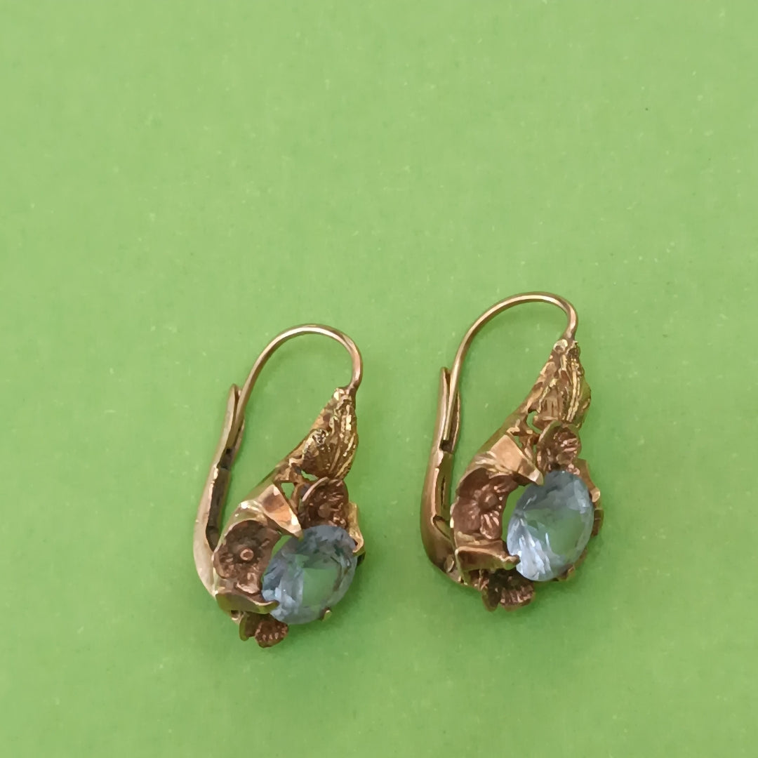 ARETES PAR ORO 14 K 5 GRMS (SEMINUEVO)