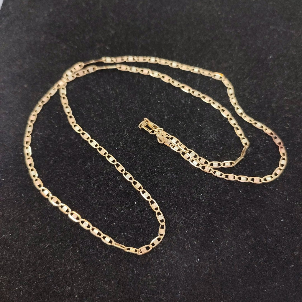 CADENA ORO, ORO COMBINADO 8 K 4 GRMS (SEMINUEVO)