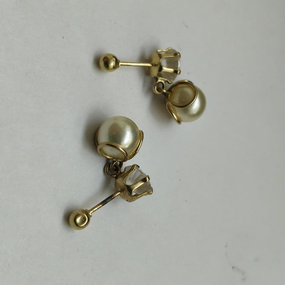 ARETES PAR ORO 10 K 1.2 GRMS (SEMINUEVO)
