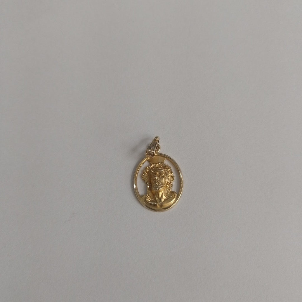 DIJE, MEDALLA RELIGIOSA ORO 14 K 1.5 GRMS (SEMINUEVO)