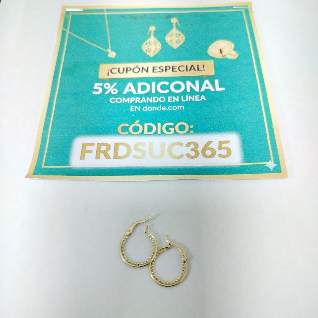 ARRACADAS ORO 14K 1.7 (NUEVO)