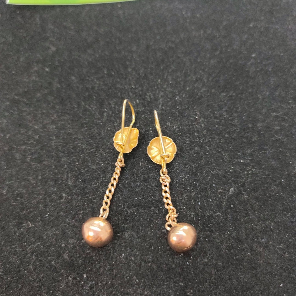 ARETES PAR ORO 8 K 2.4 GRMS (SEMINUEVO)