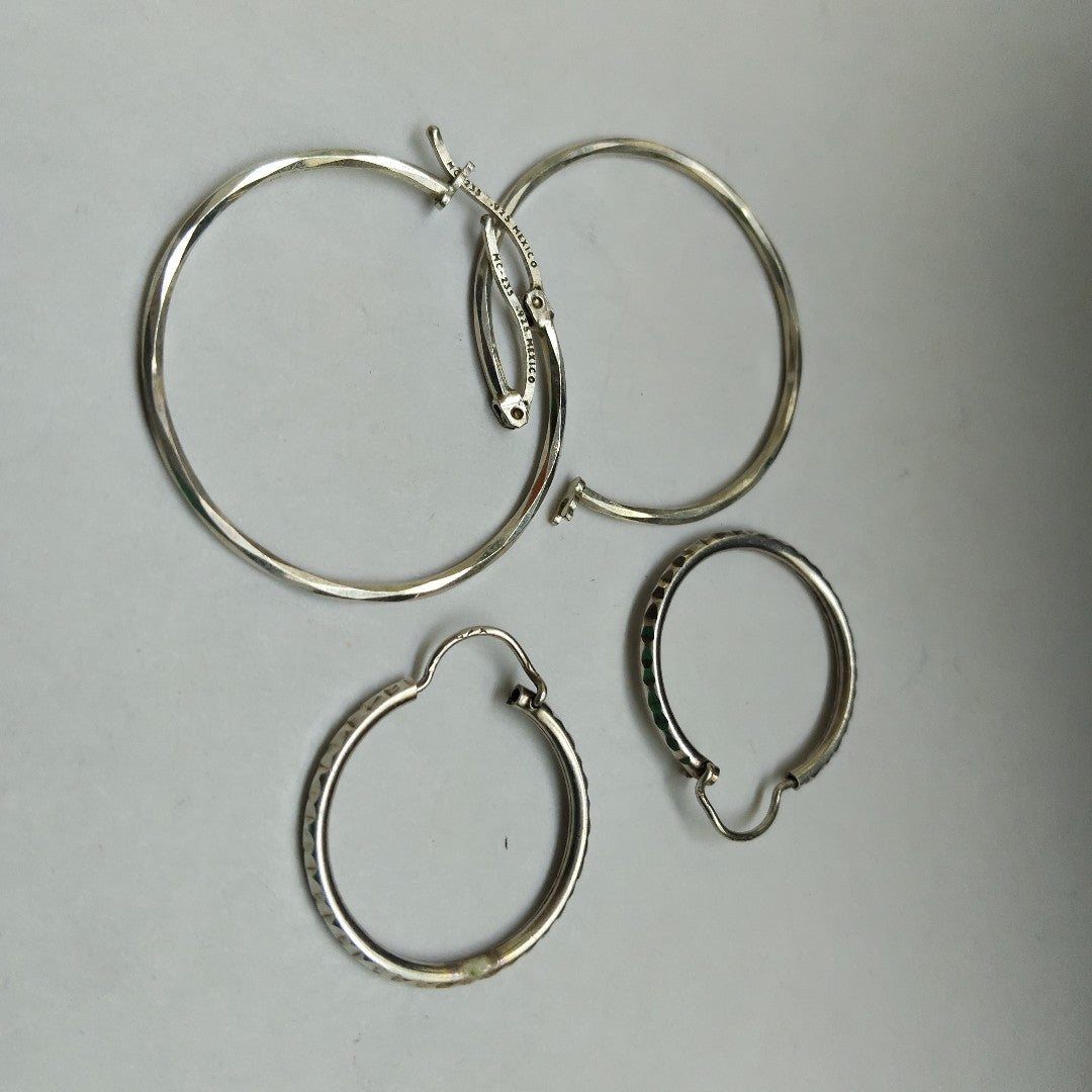 ARRACADAS PAR PLATA 3.8 GRMS (SEMINUEVO)