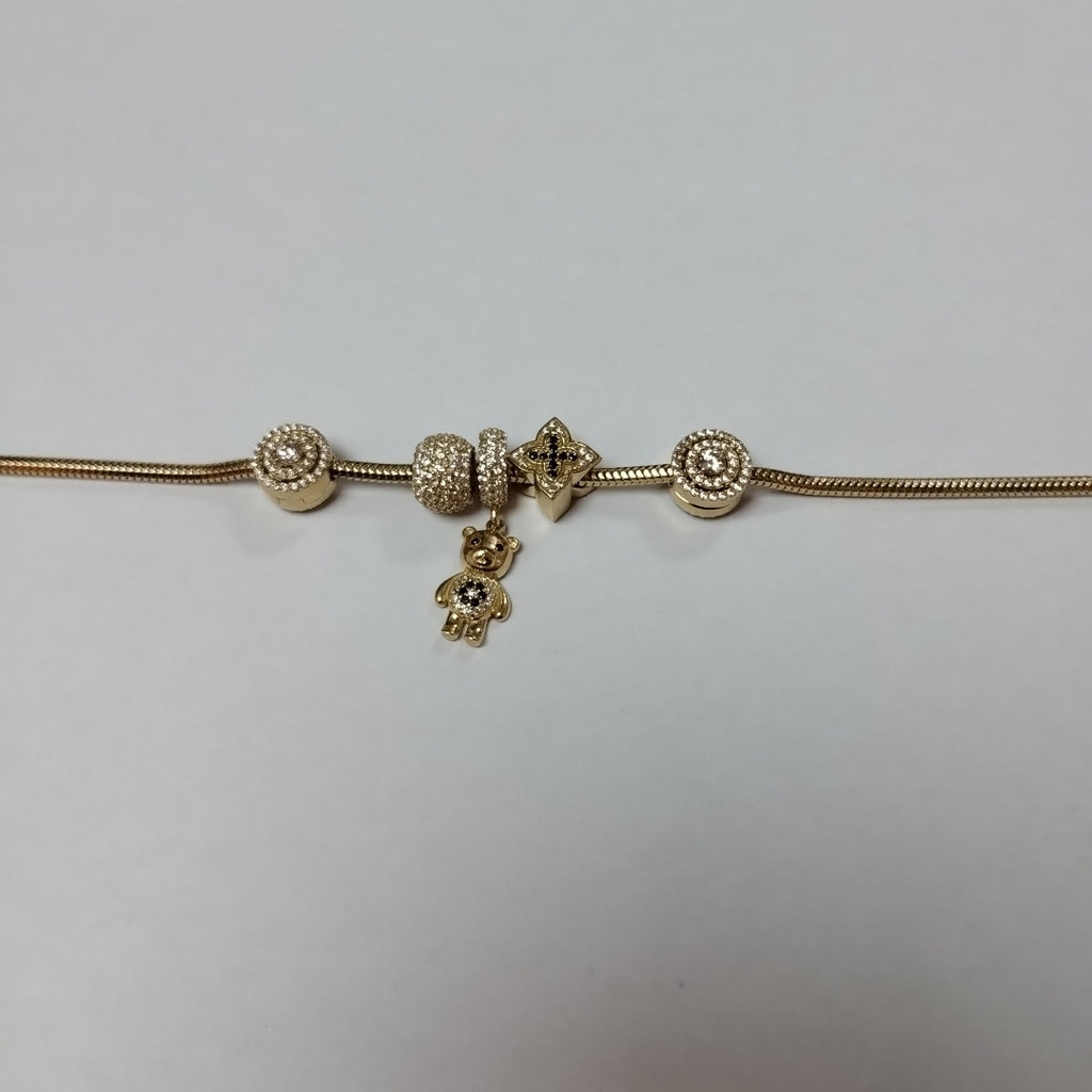 PULSERA CHARM ORO 14K 16.7 (NUEVO)