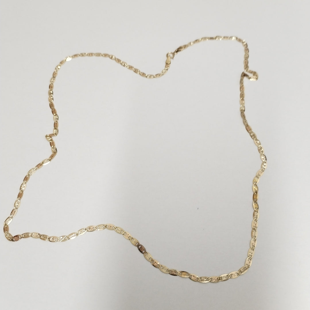 CADENA ORO PLATINO 14 K 4,90 GRMS (SEMINUEVO)