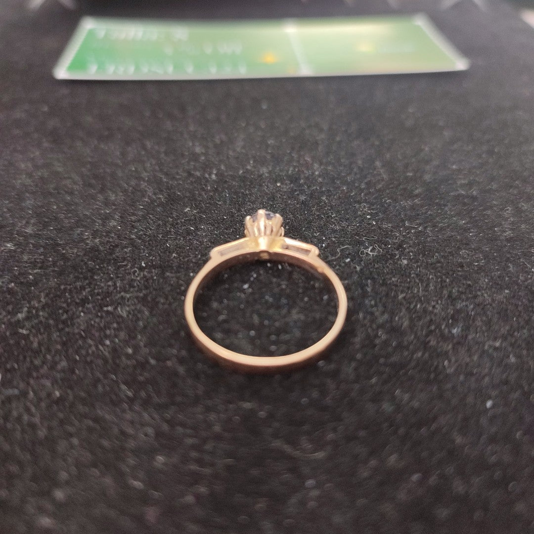 ANILLITO, SOLITARIO ORO 8 K 1.8 GRMS (SEMINUEVO)