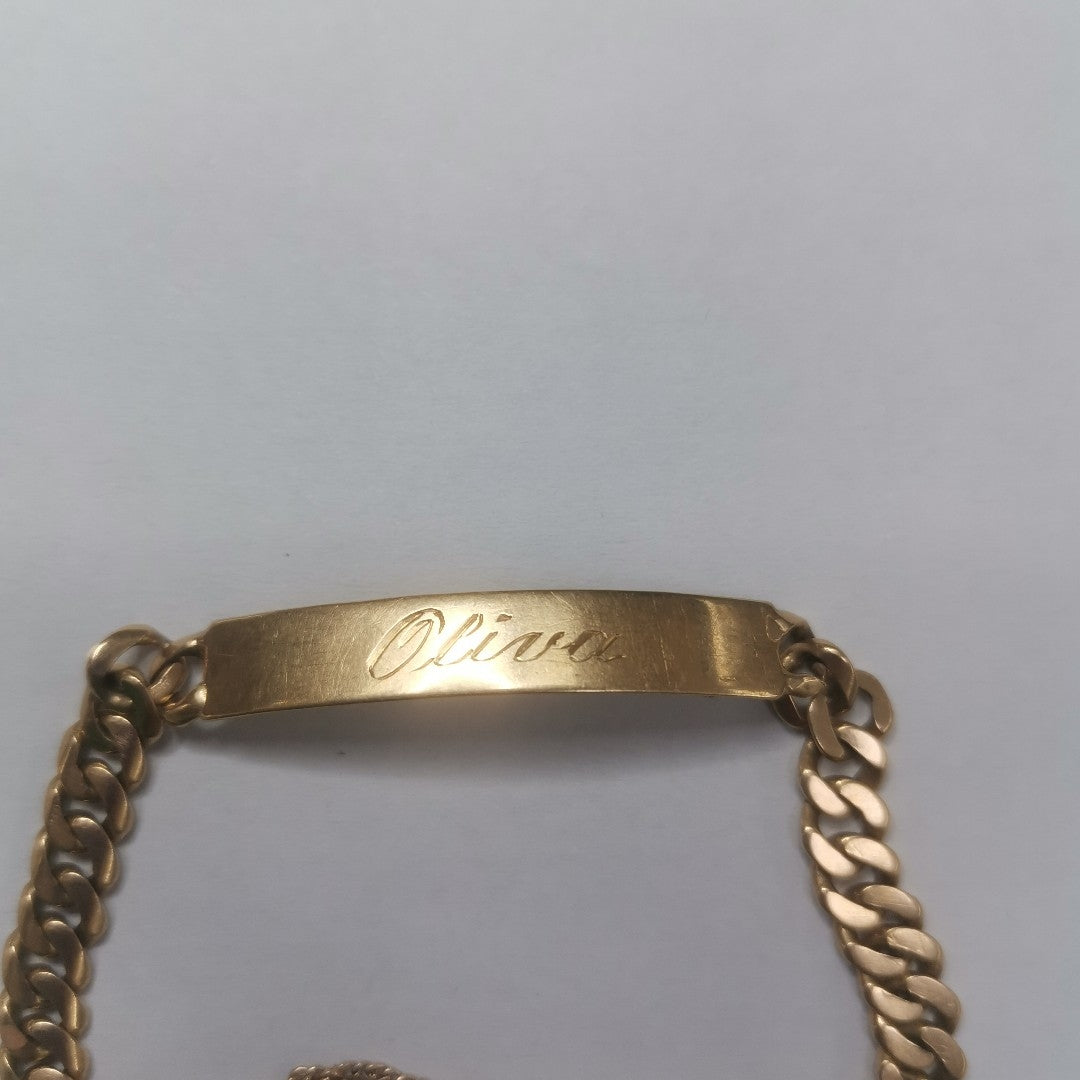 ESCLAVA ORO 18 K 14.8 GRMS (SEMINUEVO)