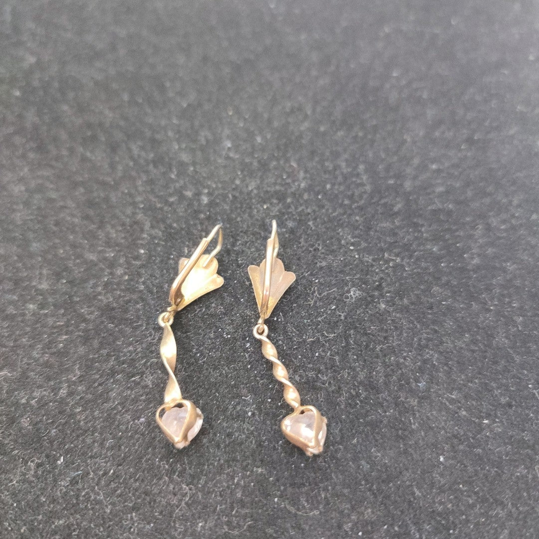 ARETES PAR ORO 8 K 2 GRMS (SEMINUEVO)