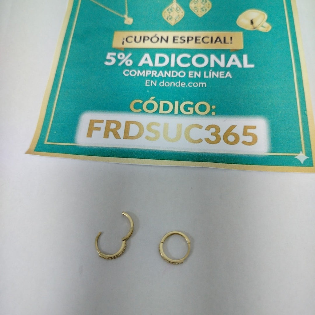 HUGGIES ORO 14K 1.1 (NUEVO)
