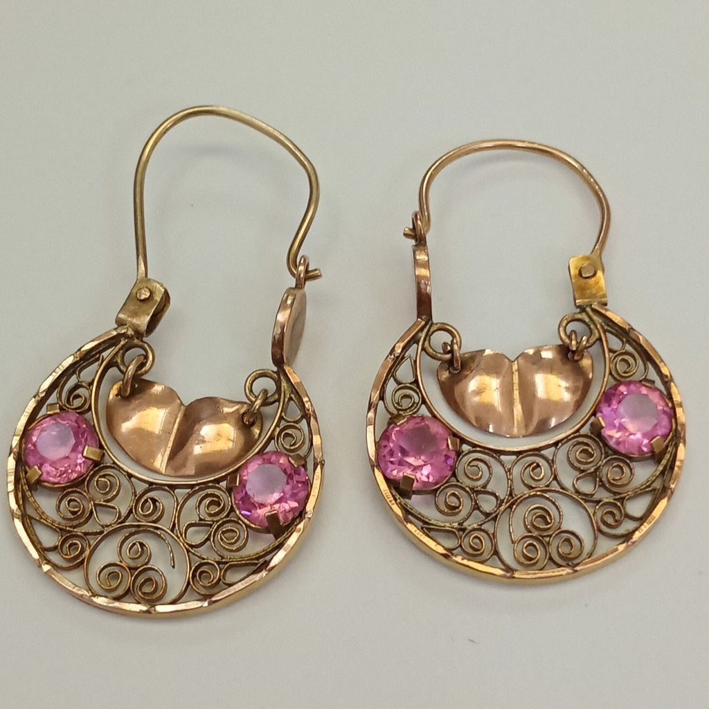 ARETES PAR ORO 8 K 4,00 GRMS (SEMINUEVO)