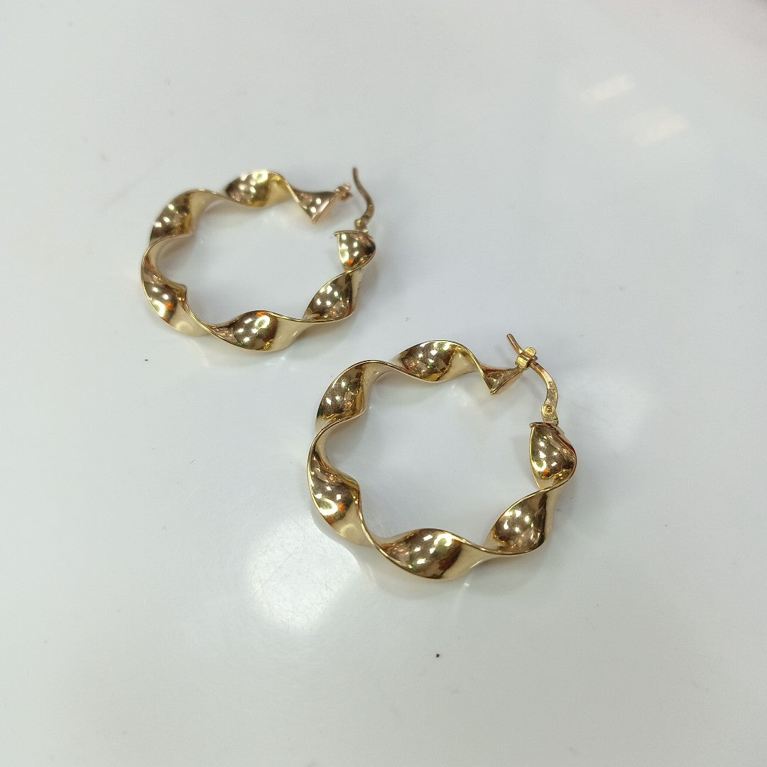 ARRACADAS PAR ORO 10 K 3 GRMS (SEMINUEVO)