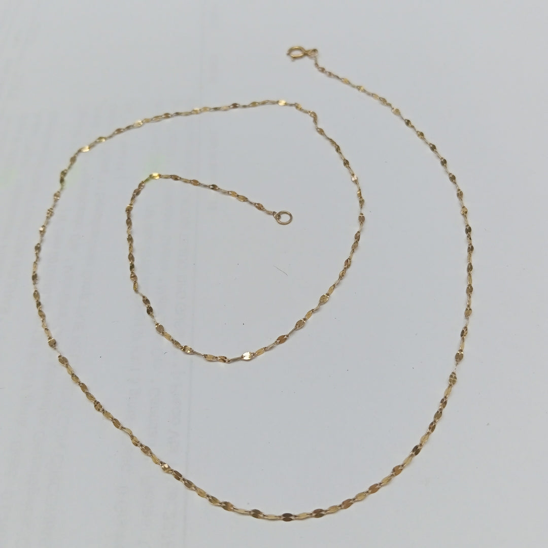 CADENA ORO 10 K 0.7 GRMS (SEMINUEVO)
