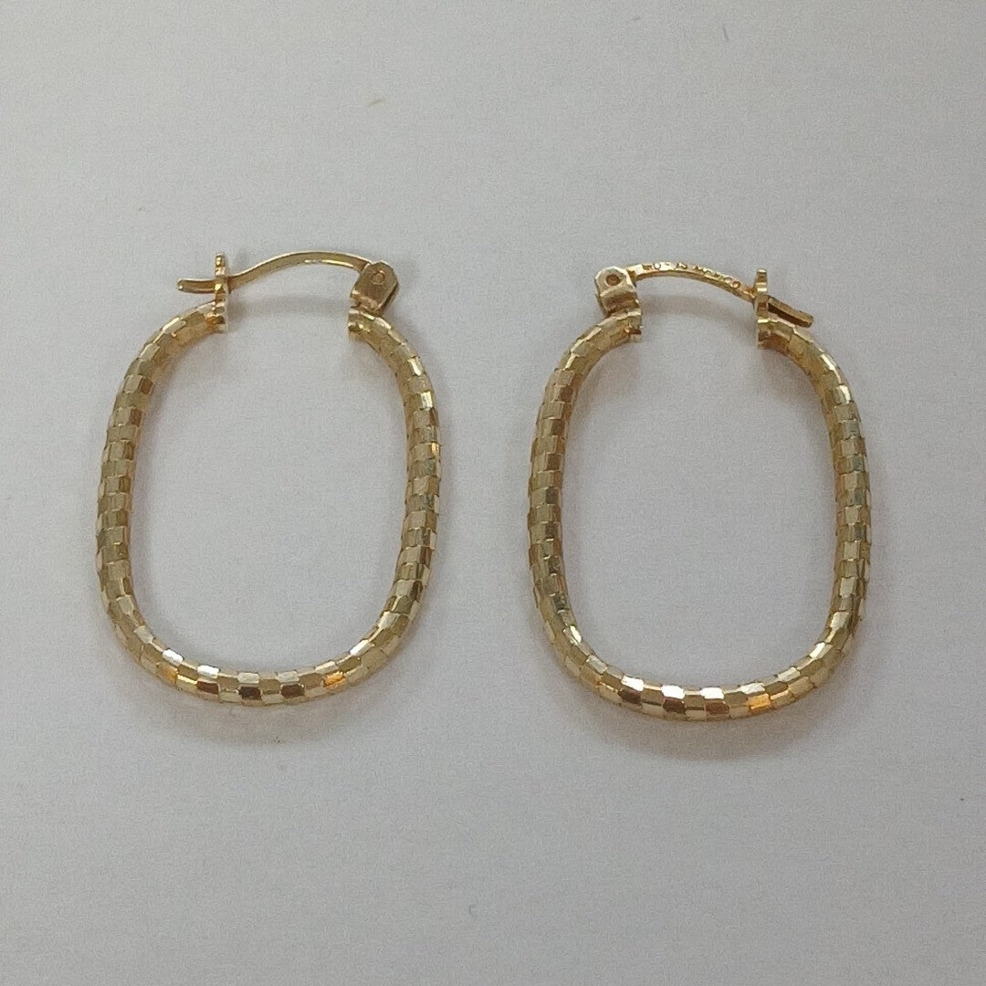 ARRACADAS PAR ORO 10 K 1.9 GRMS (SEMINUEVO)