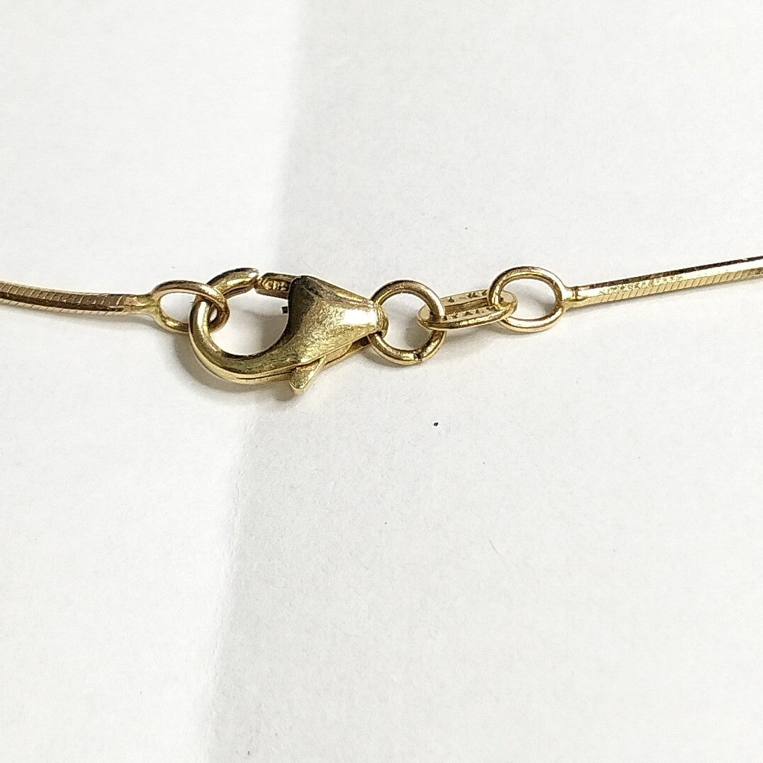 COLLAR ORO, ORO COMBINADO 14 K 3.5 GRMS (SEMINUEVO)