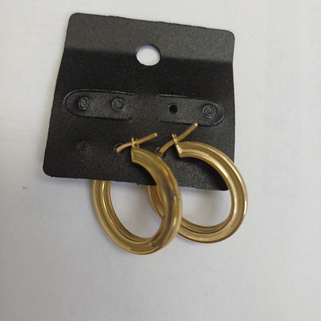 ARRACADAS PAR ORO 14 K 1.9 GRMS (SEMINUEVO)