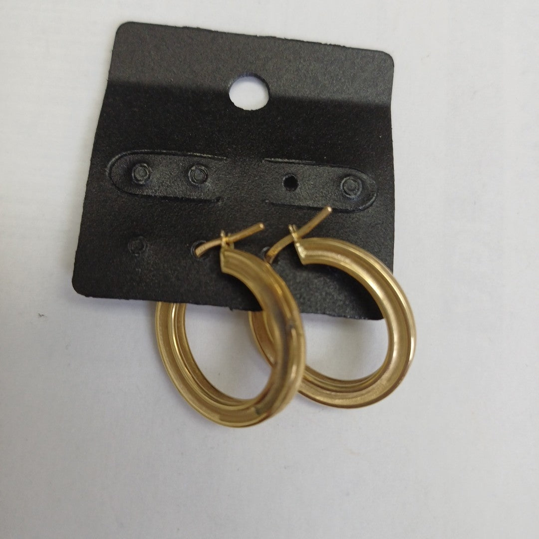 ARRACADAS PAR ORO 14 K 1.9 GRMS (SEMINUEVO)