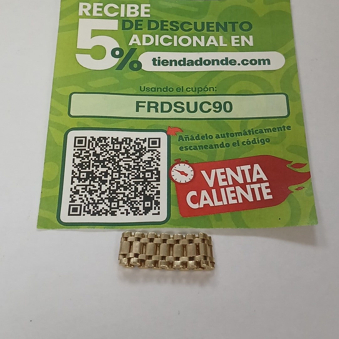 ARGOLLA ORO 14 K 3.7 GRMS (SEMINUEVO)