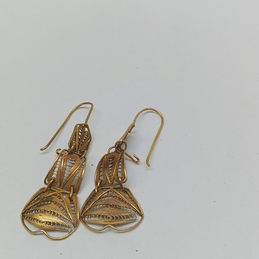 ARETES PAR ORO 10 K 3.3 GRMS (SEMINUEVO)