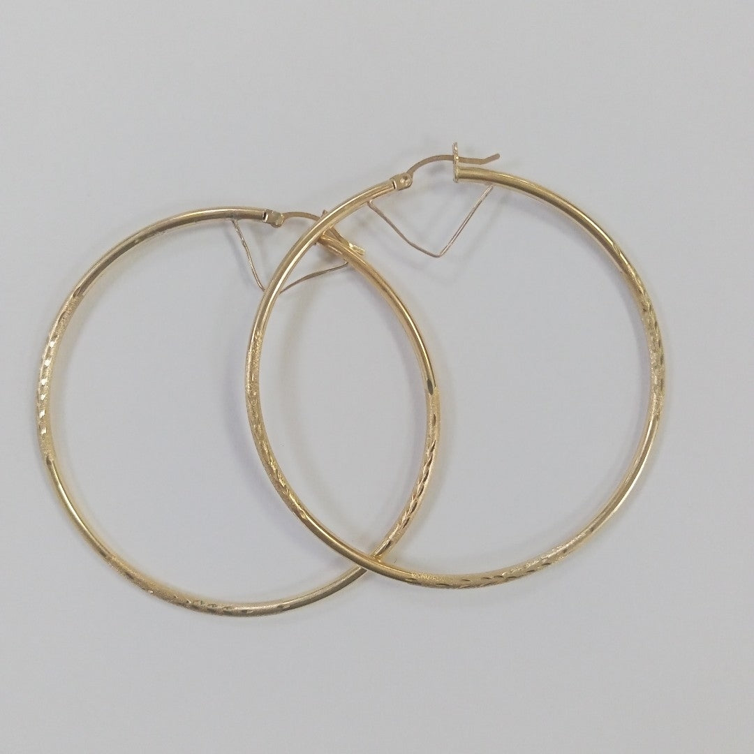 ARRACADAS PAR ORO 14 K 5,10 GRMS (SEMINUEVO)