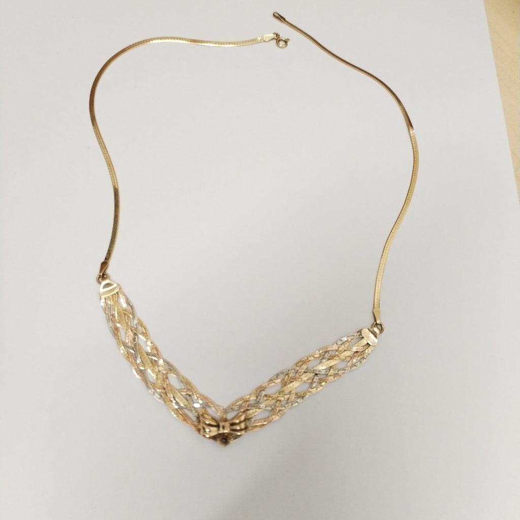 GARGANTILLA ORO COMBINADO 14 K 8,90 GRMS (SEMINUEVO)