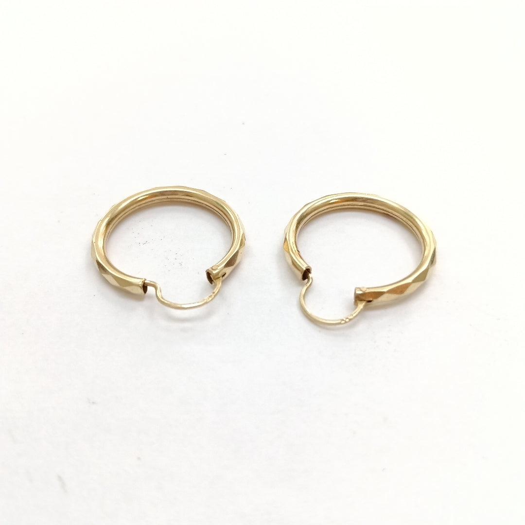 ARRACADAS PAR ORO 14 K 2,10 GRMS (SEMINUEVO)