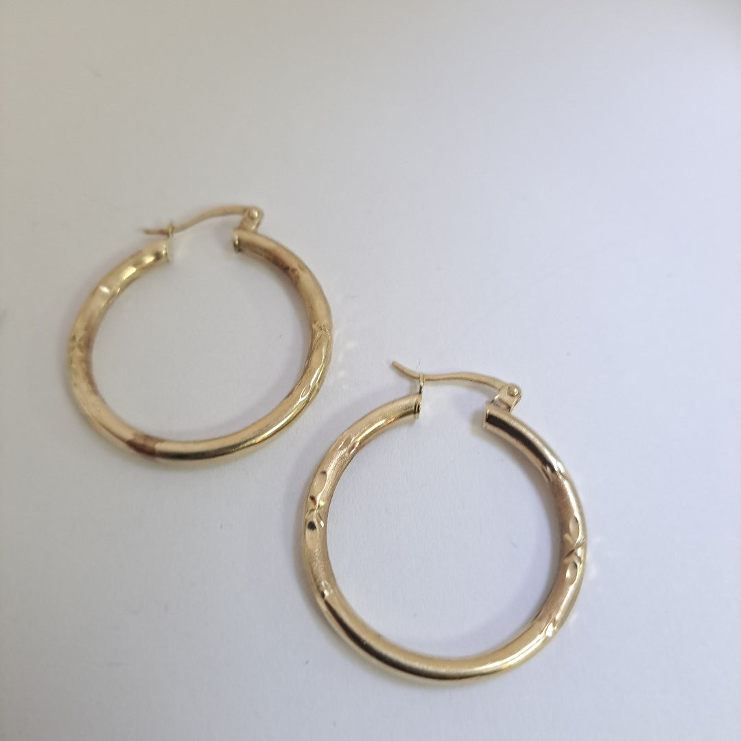 ARRACADAS PAR ORO 10 K 3.5 GRMS (SEMINUEVO)