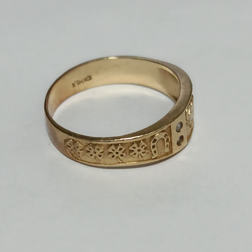 ANILLO ORO 10 K 2,50 GRMS (SEMINUEVO)