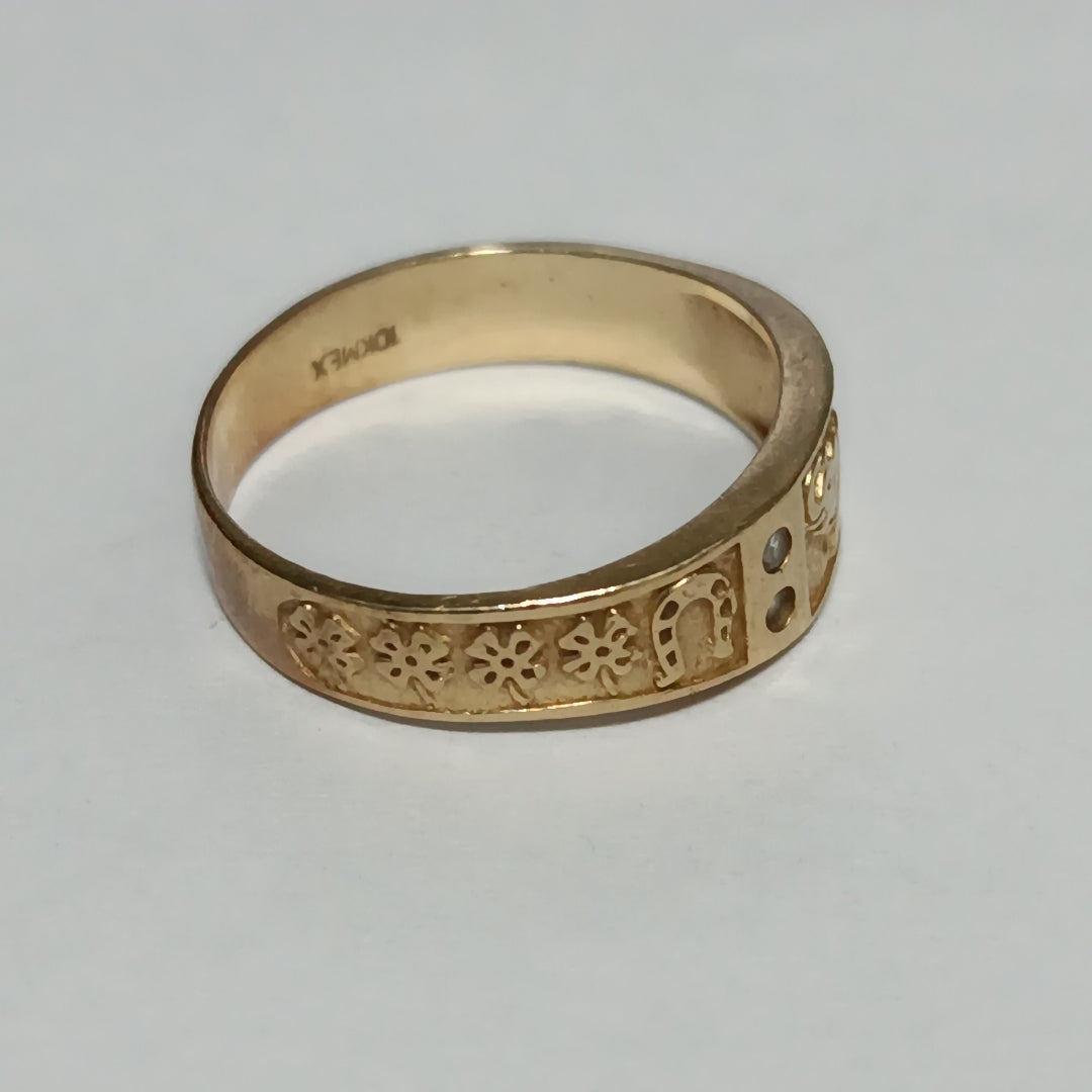 ANILLO ORO 10 K 2,50 GRMS (SEMINUEVO)