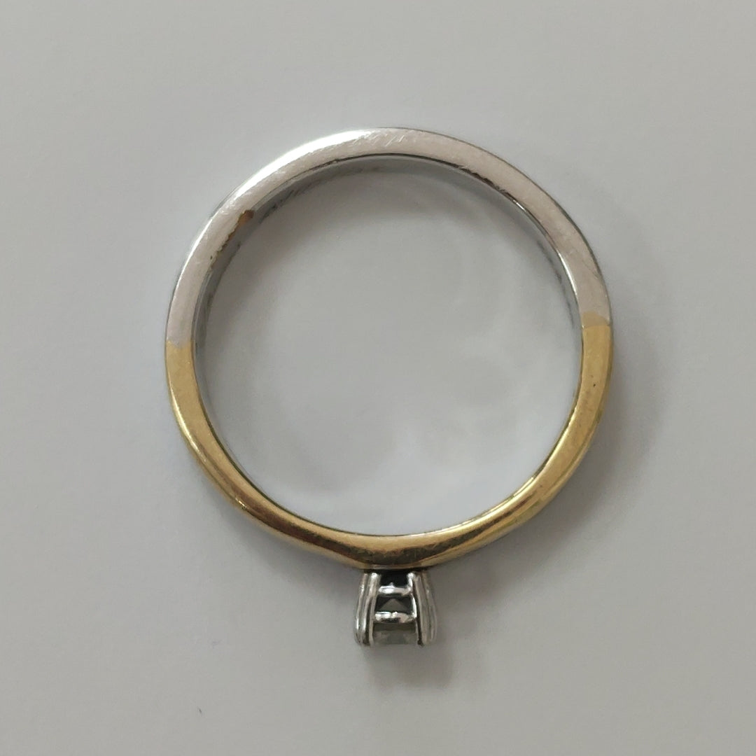 ANILLITO ORO BLANCO 14 K 3.5 GRMS (SEMINUEVO)