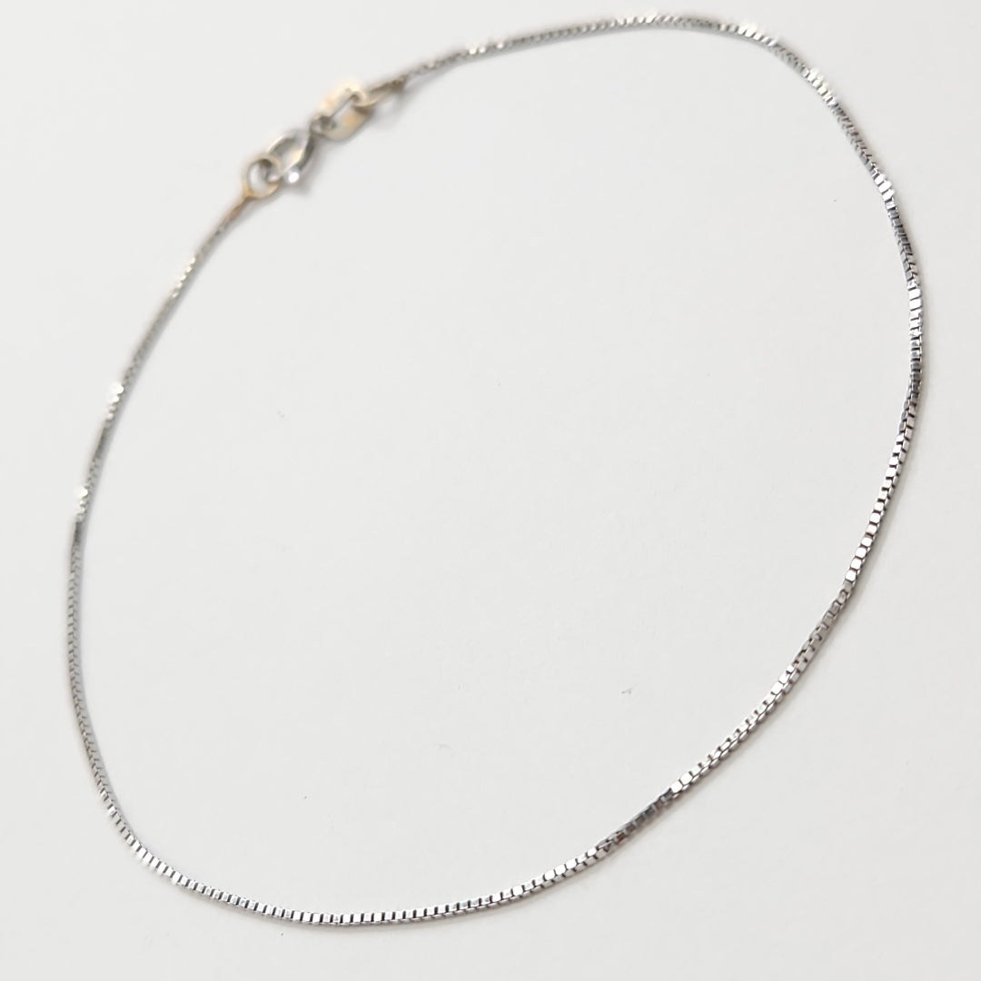 PULSERA ORO, ORO BLANCO 14 K 0.5 GRMS (SEMINUEVO)