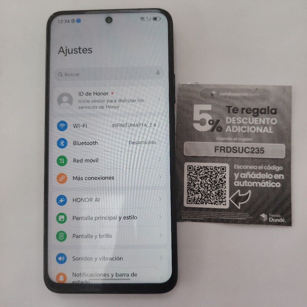 CELULAR HONOR X7D LGN-LX3 (2025) 256 GB 8 GB RAM (SEMINUEVO)