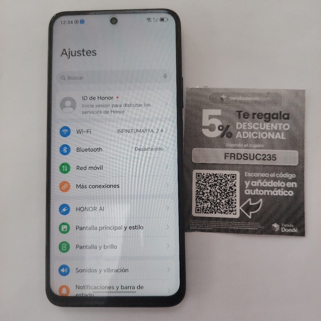 CELULAR HONOR X7D LGN-LX3 (2025) 256 GB 8 GB RAM (SEMINUEVO)