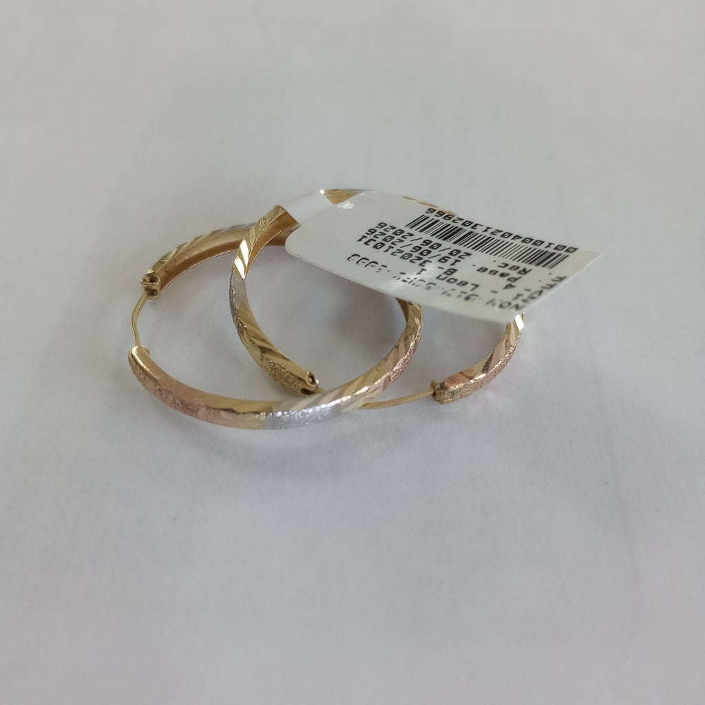 ARRACADAS PAR ORO 14 K 2 GRMS (SEMINUEVO)