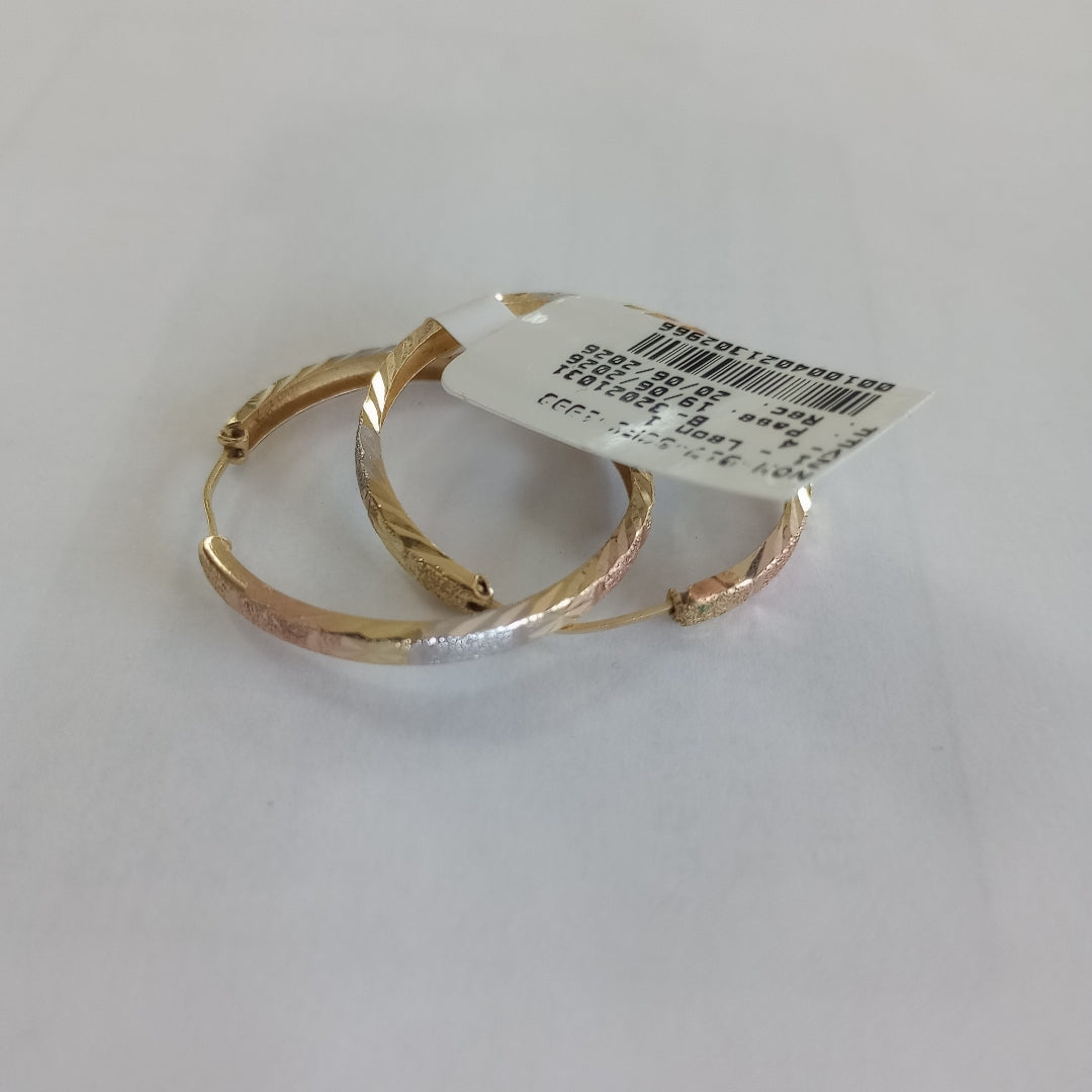 ARRACADAS PAR ORO 14 K 2 GRMS (SEMINUEVO)