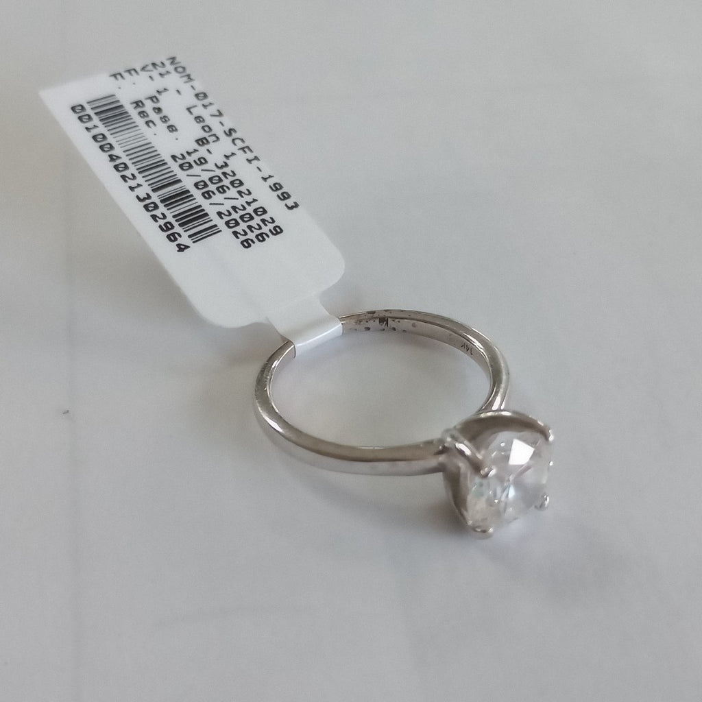 ANILLITO ORO BLANCO 14 K 3.7 GRMS (SEMINUEVO)