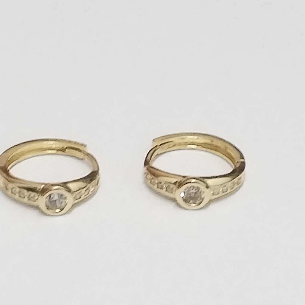 ARRACADAS PAR ORO 14 K 2.3 GRMS (SEMINUEVO)