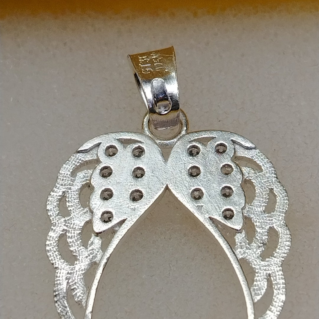 DIJE ALAS C/CIRCONIAS PLATA .925 2.3 GR (NUEVO)