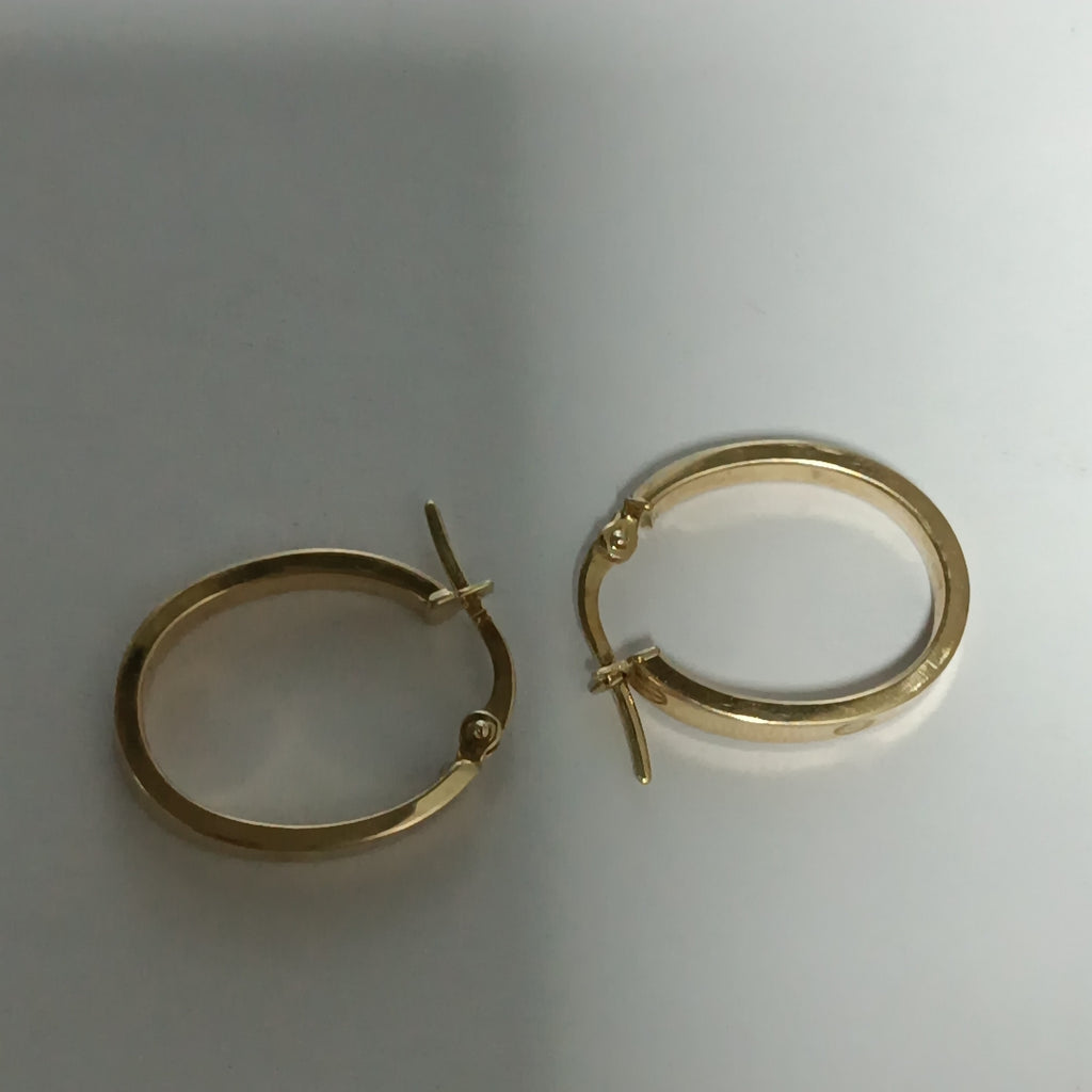 ARRACADAS PAR ORO 14 K 1.5 GRMS (SEMINUEVO)